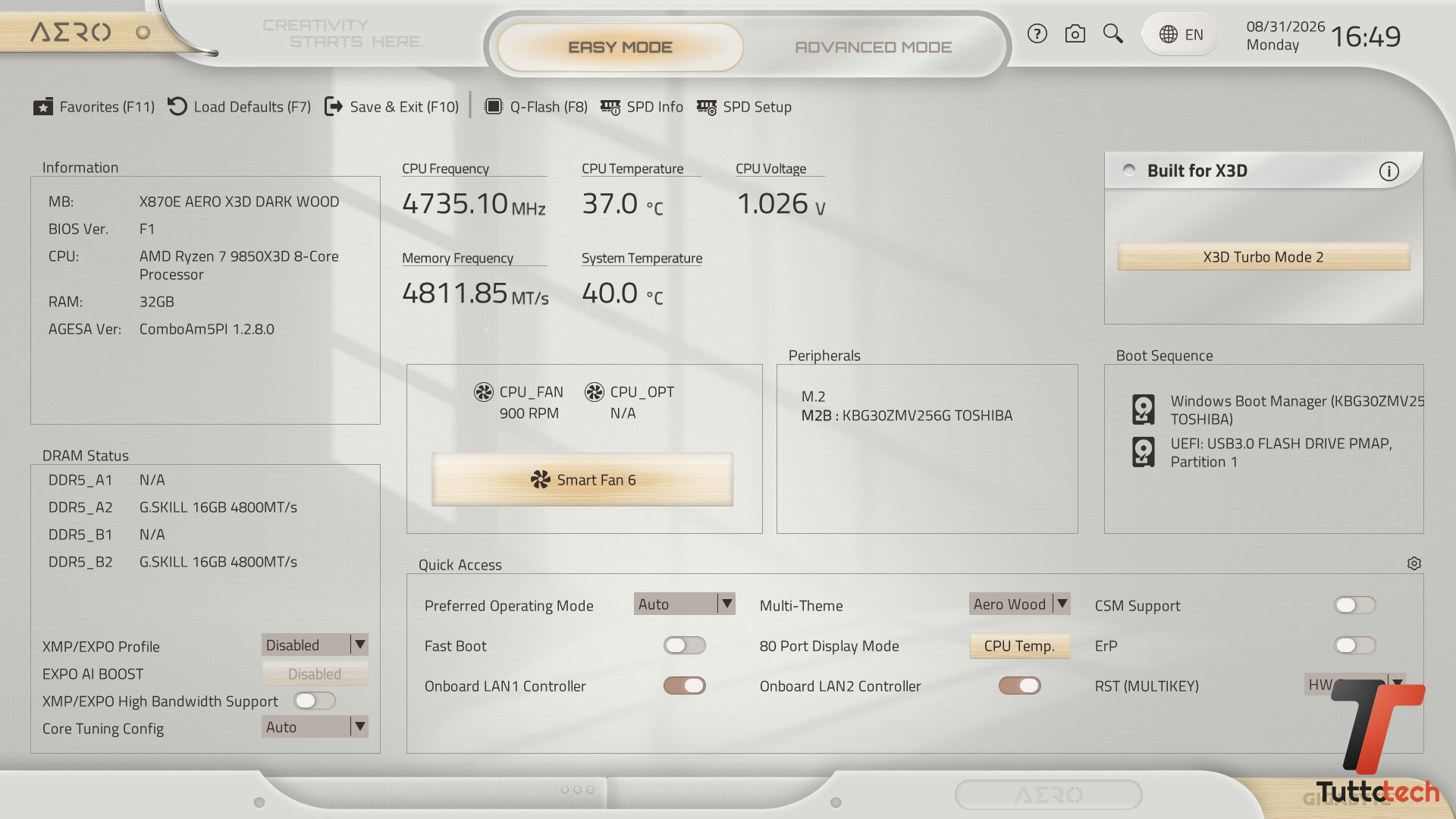 Recensione GIGABYTE X870E AERO X3D DARK WOOD: la scheda madre AM5 che unisce prestazioni e design 18