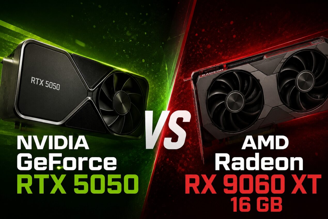 NVIDIA GeForce RTX 5050 vs AMD Radeon RX 9060 XT 16 GB: una sfida tutt’altro che scontata