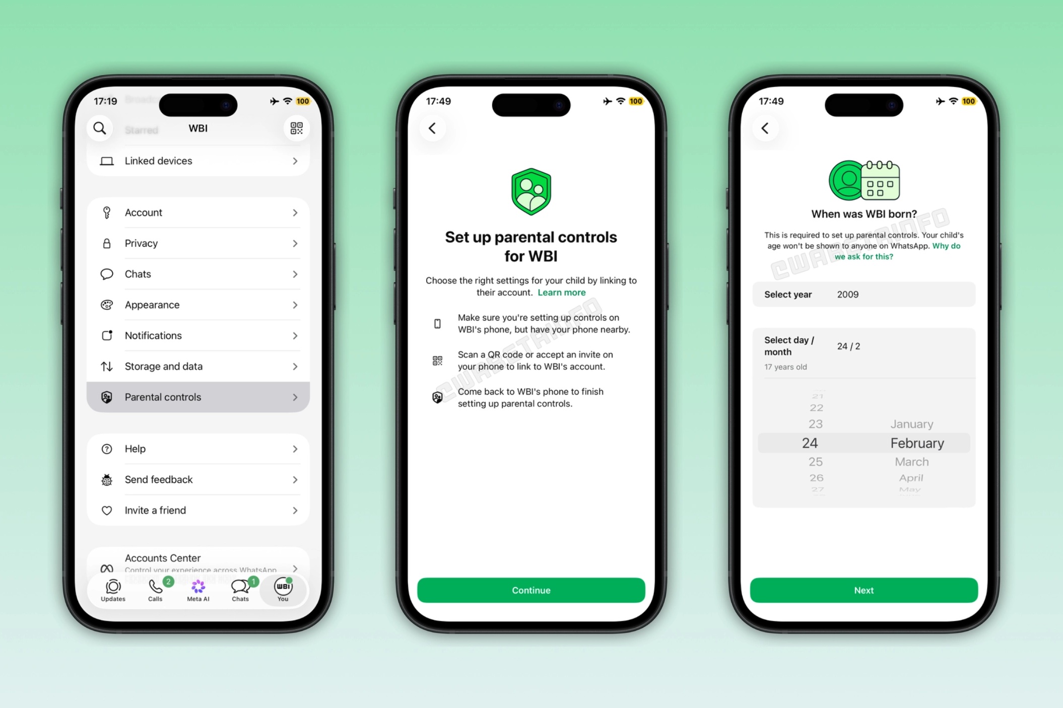 WhatsApp per iOS v26.30.77 - Controlli parentali WBI