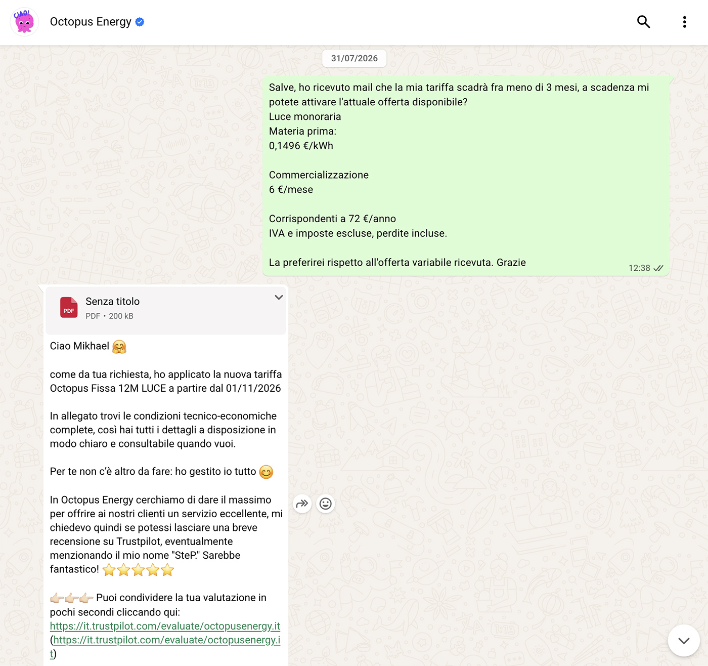 Octopus Energy: cala ancora il prezzo della tariffa bloccata, come ottenerla (anche per già clienti) 1