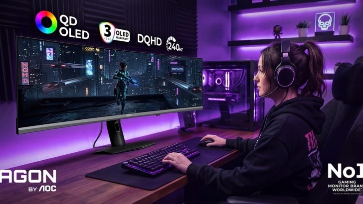 Alla Gamescom debuttano i monitor gaming next-gen: refresh fino a 1.100 Hz e ultrawide OLED da 49" 4