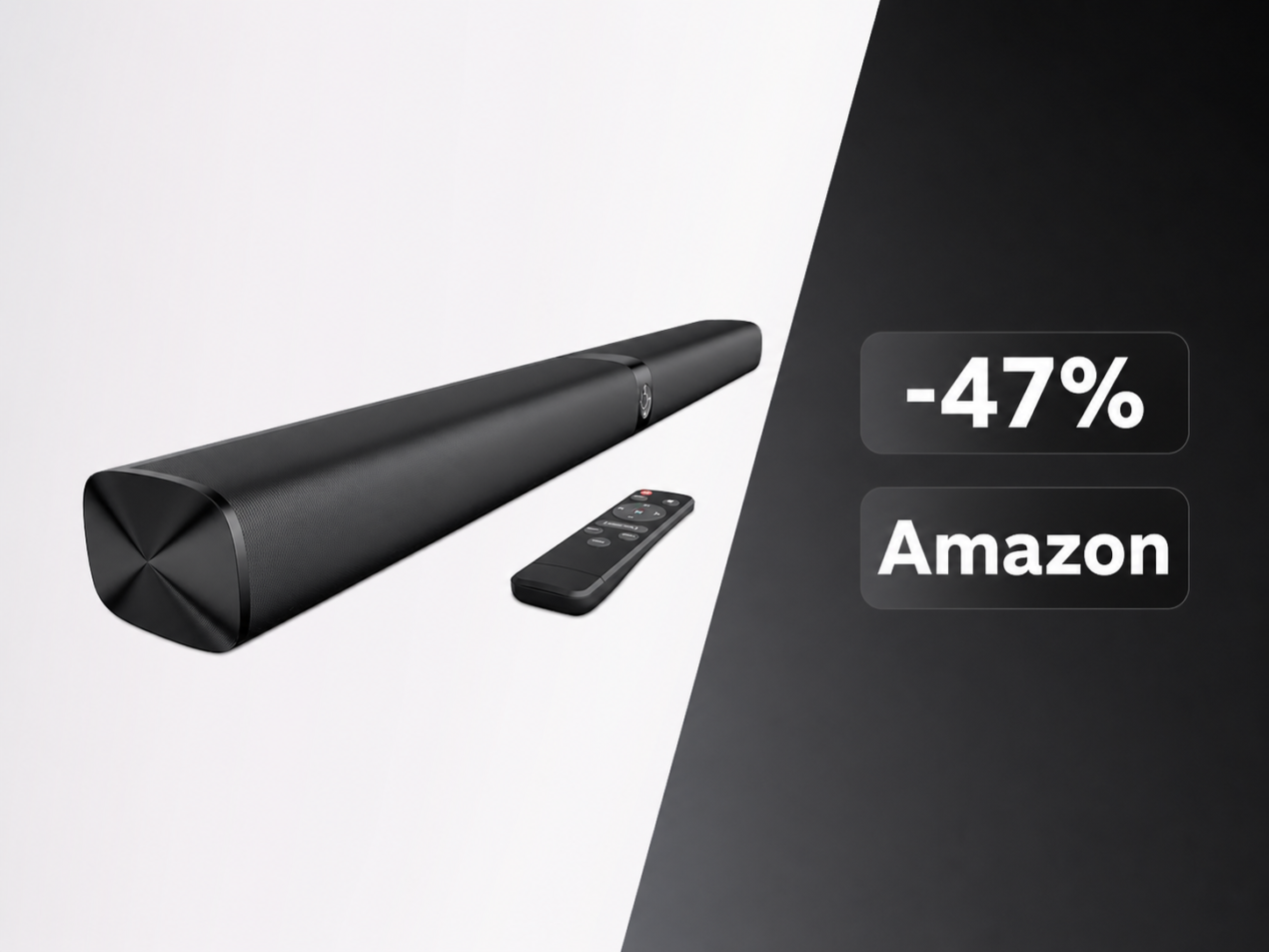 Soundbar modulare GarageRock 2 in 1: 90W e Bluetooth 5.3 a 63,17€