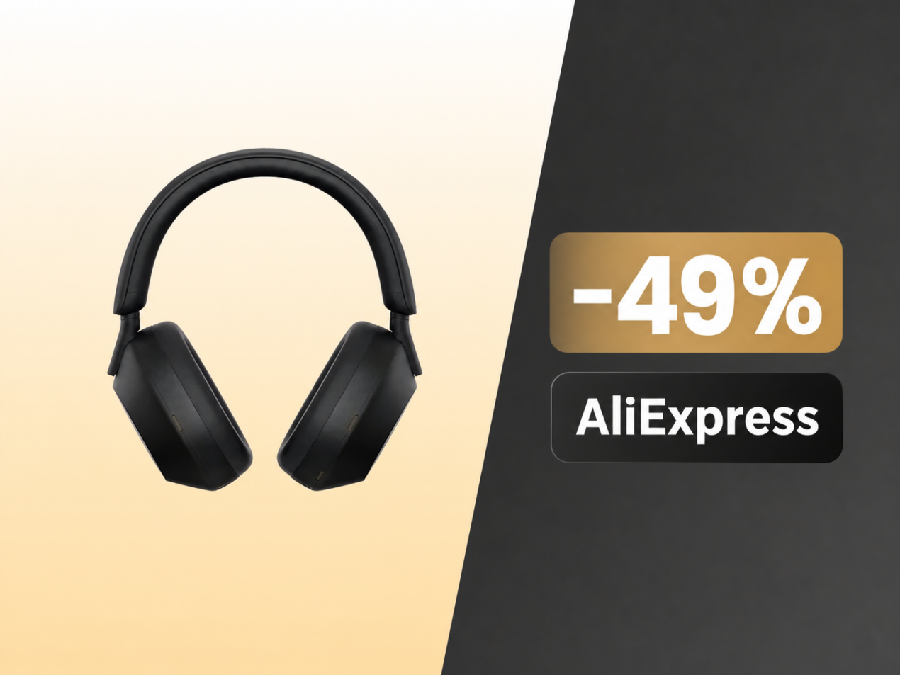 Sony WH-1000XM5 su AliExpress a 127€ invece di 419€ di listino