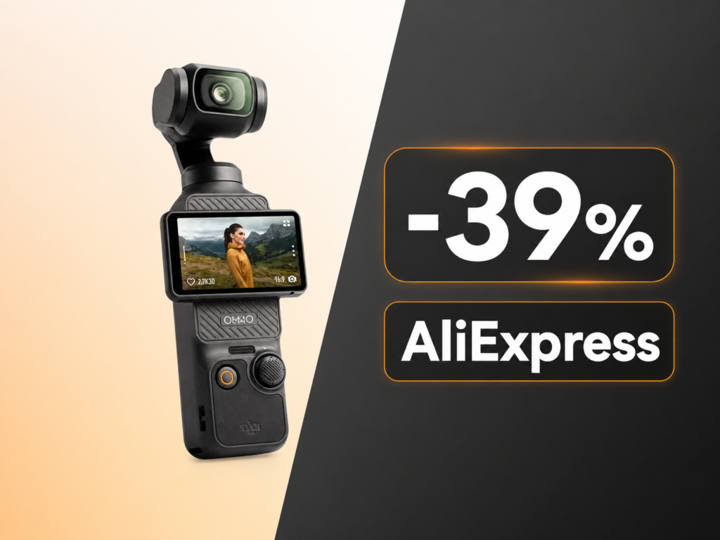 DJI Osmo Pocket 3 scontata del 39% su AliExpress: prezzo a 213€ 1