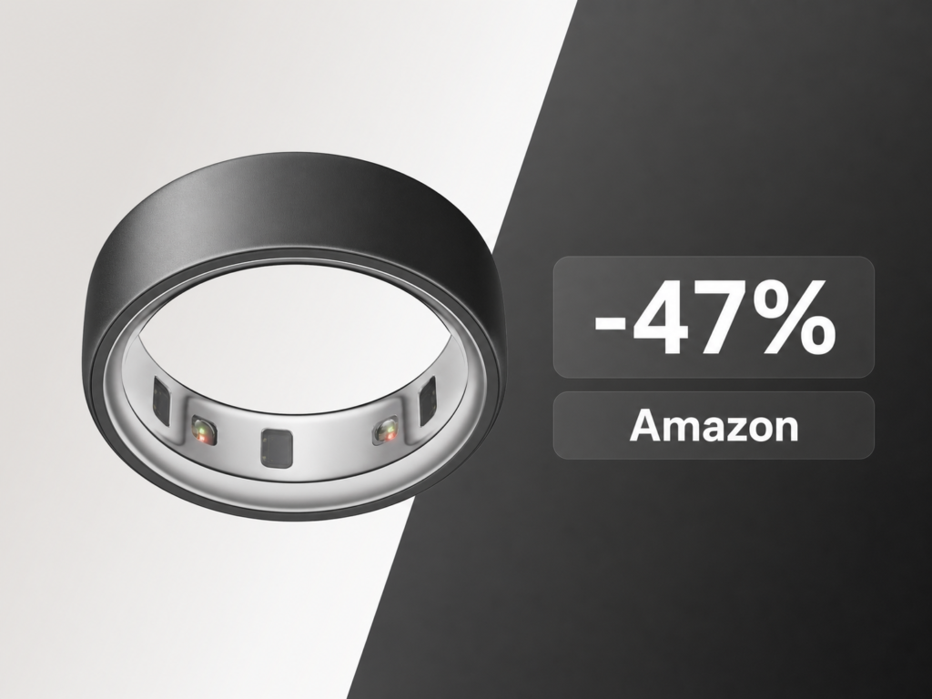 Oura Ring 4 Stealth scontato del 47% su Amazon: prezzo a 237,62 euro 1