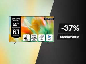 Samsung Mini LED 65" a 568€ su MediaWorld, sconto del 37% 1