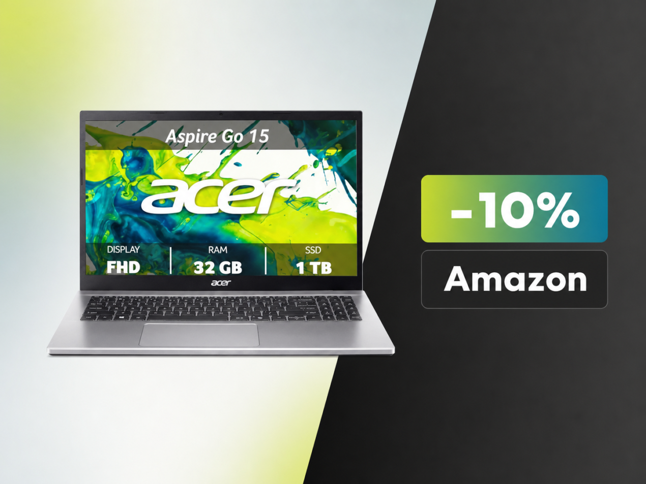 È il giorno giusto per cambiare Notebook: 32 GB RAM e SSD da 1 TB a 629€ su Amazon