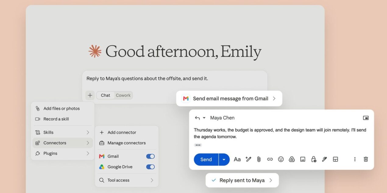 Claude ora può inviare email tramite Gmail, anche senza la vostra autorizzazione