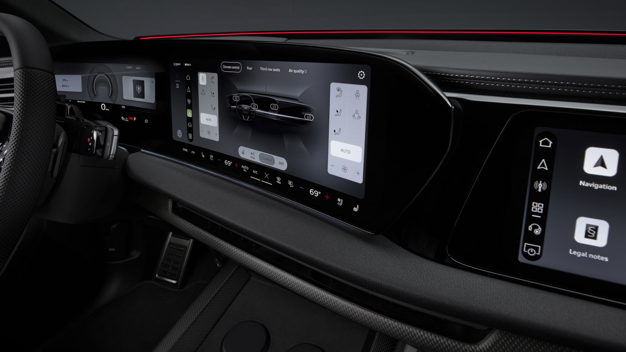 Audi Q9, il SUV più grande di sempre del marchio, irrompe sul mercato con sette posti e ChatGPT di serie 3