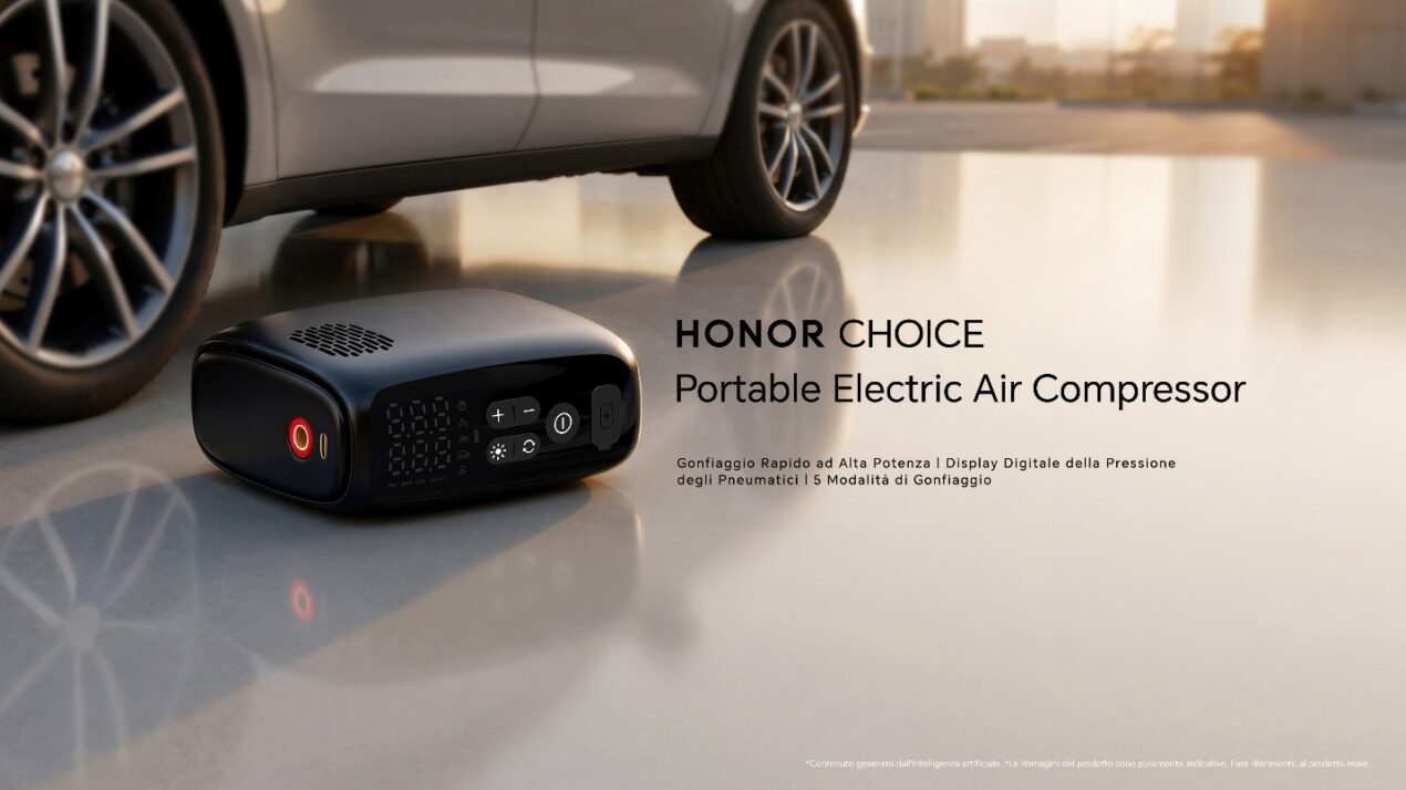 HONOR CHOICE Air Compressor: potente compressore portatile a 59,90€