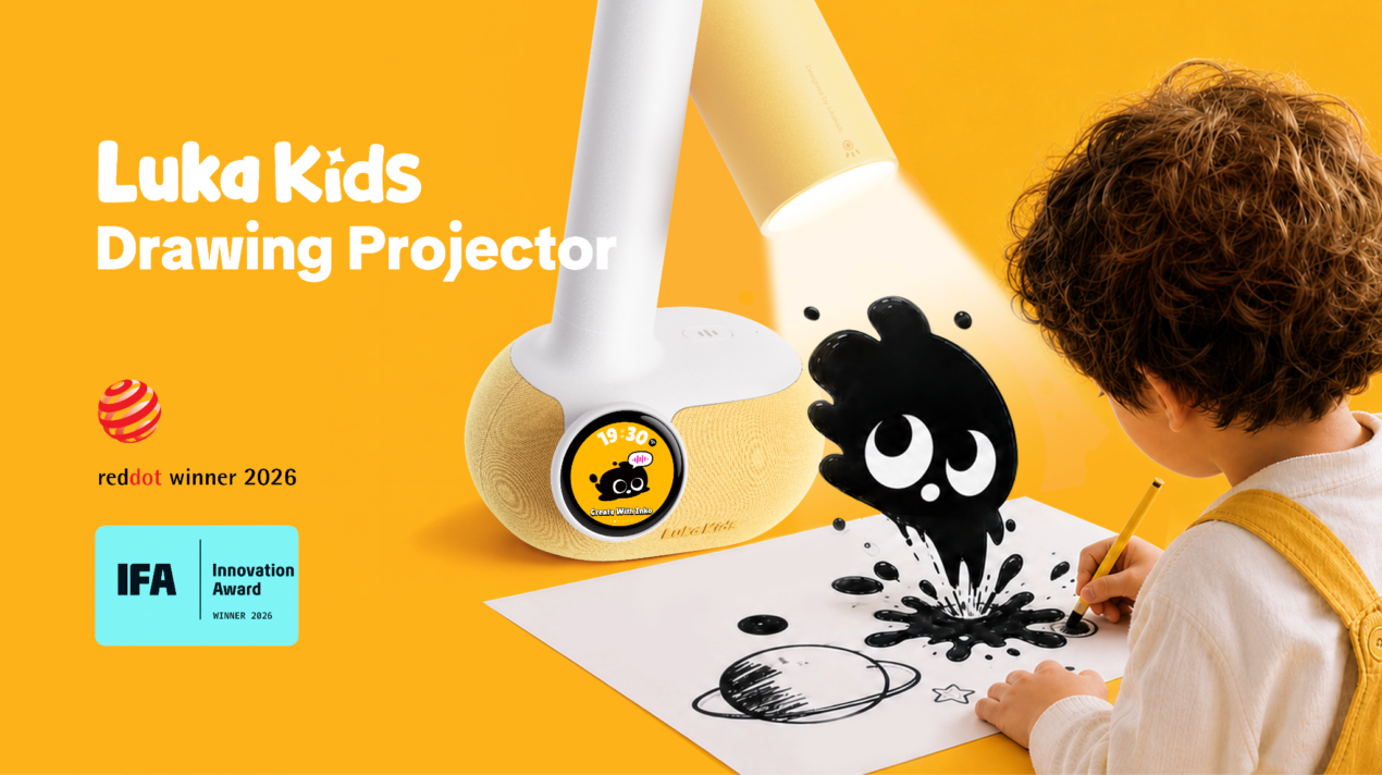 Luka Kids a IFA 2026: proiettore AI e lettore robot per bambini