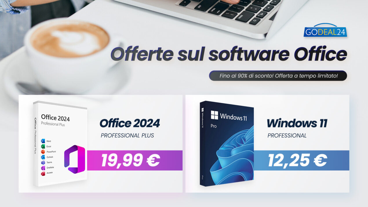 Office 2024 Pro Plus da 16,66€ a chiave, nuove offerte Godeal24 per chi usa il PC