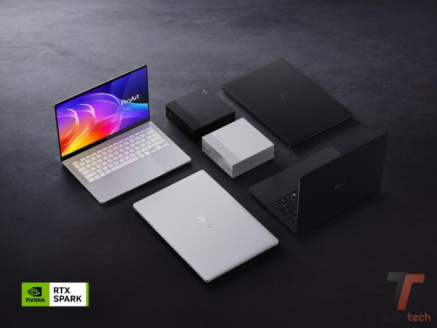 ASUS porta NVIDIA RTX Spark sui nuovi PC ProArt: AI locale e agentic workflow protagonisti a IFA 2026 2