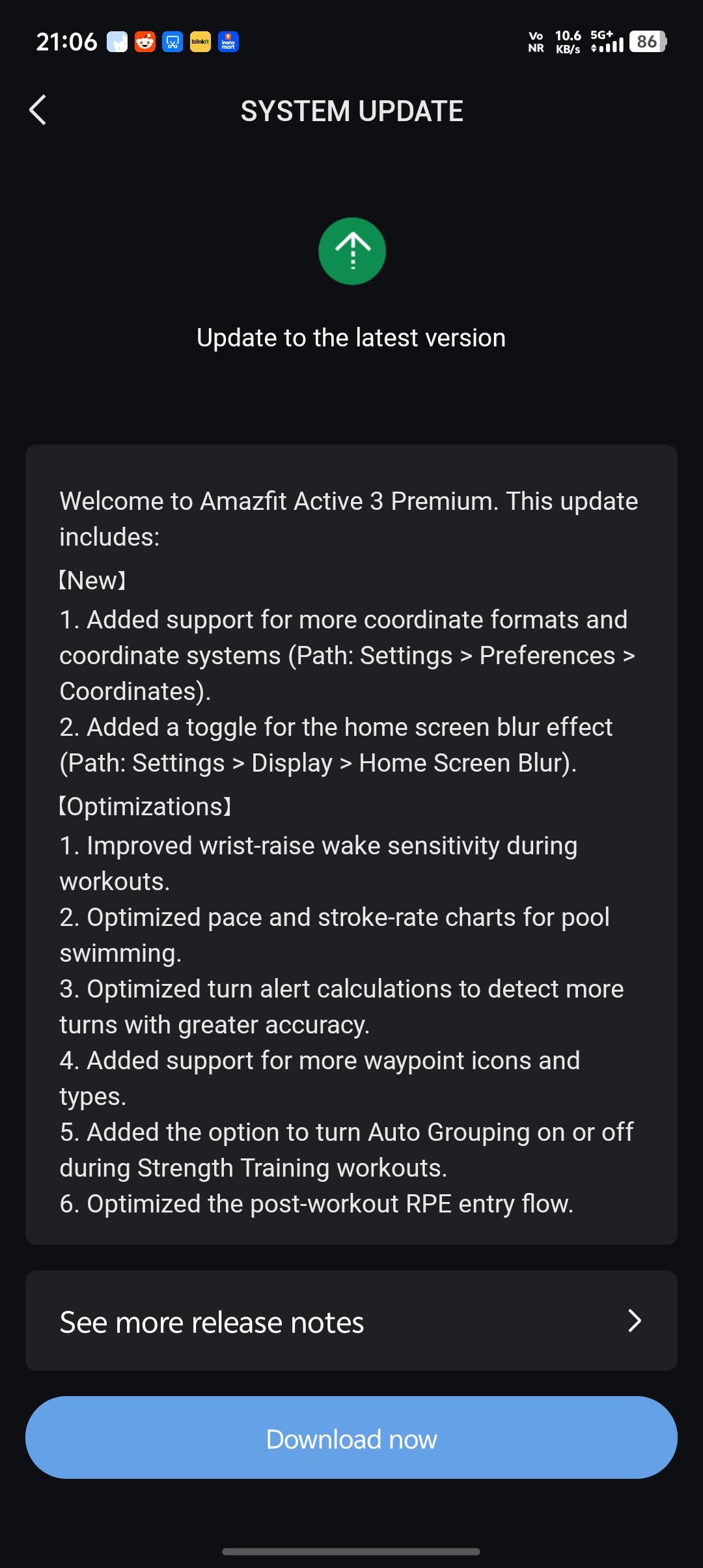 Zepp Health aggiorna Amazfit Active 3 Premium con un paio di novità e tante ottimizzazioni 2
