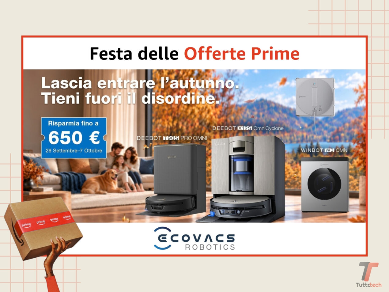 ECOVACS: ecco le quattro proposte su Amazon per la Festa delle Offerte Prime 2026