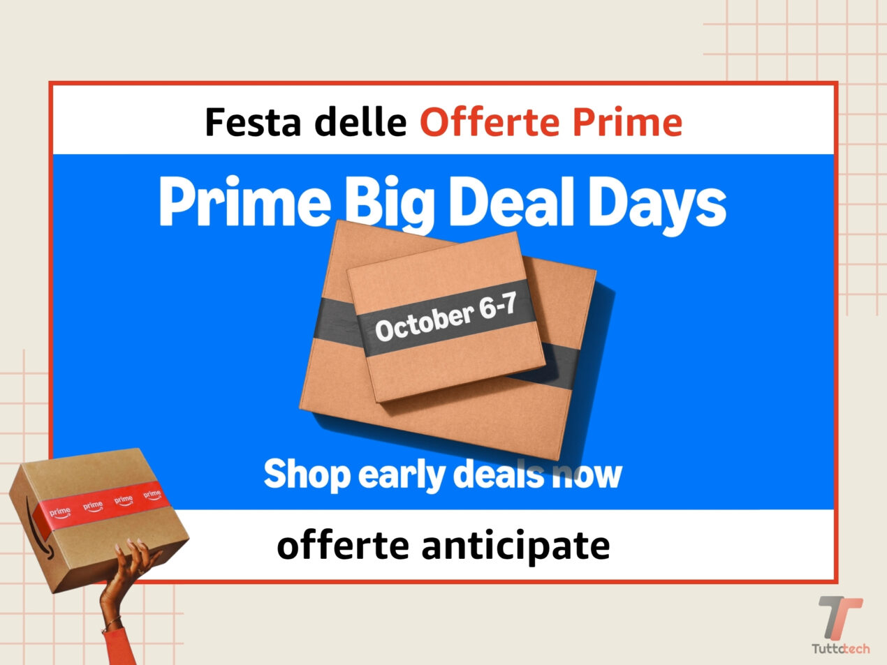 Festa delle Offerte Prime, partono le promozioni anticipate: l’evento vero e proprio è il 6 e 7 ottobre