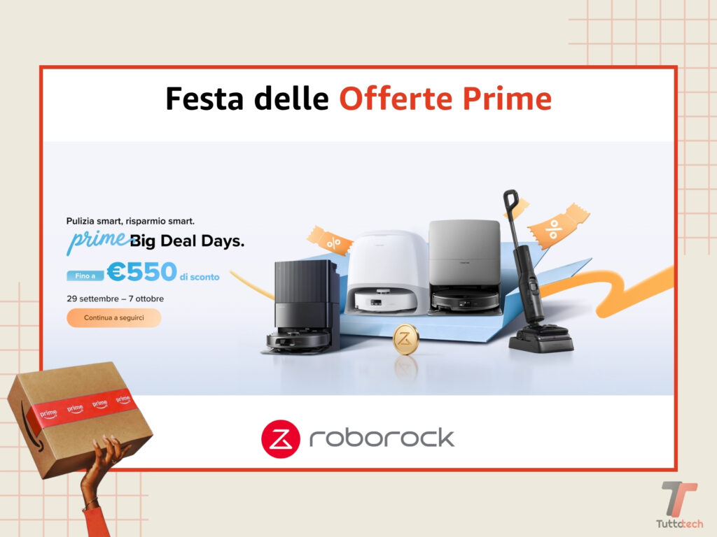 Sconti Roborock Festa delle Offerte Prime di Amazon 2026