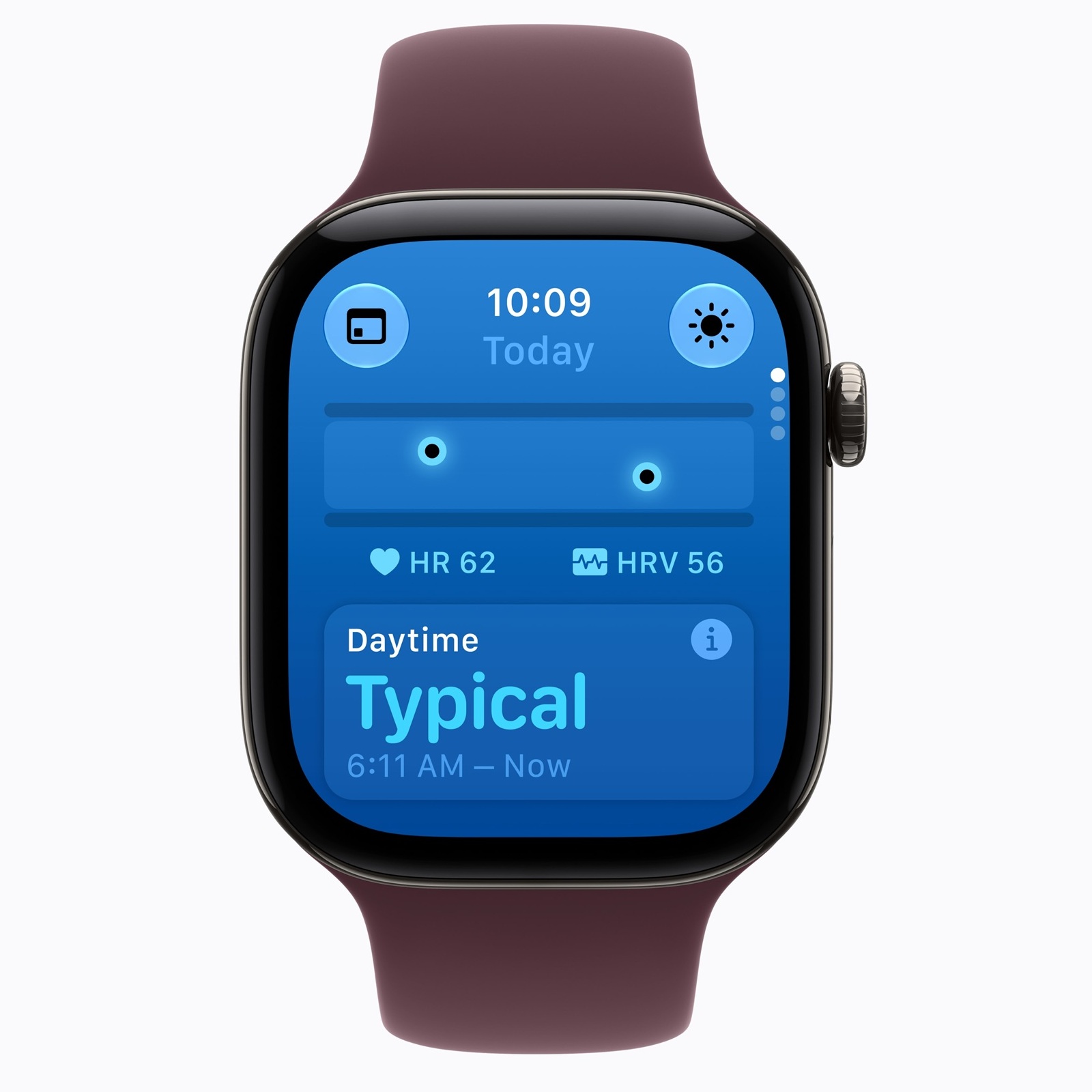 Apple Watch Series 12 - Parametri vitali con HRV e HR