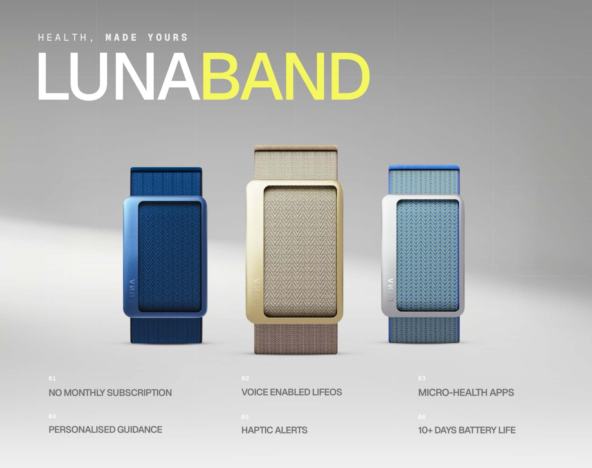 Luna Band Colours 1
