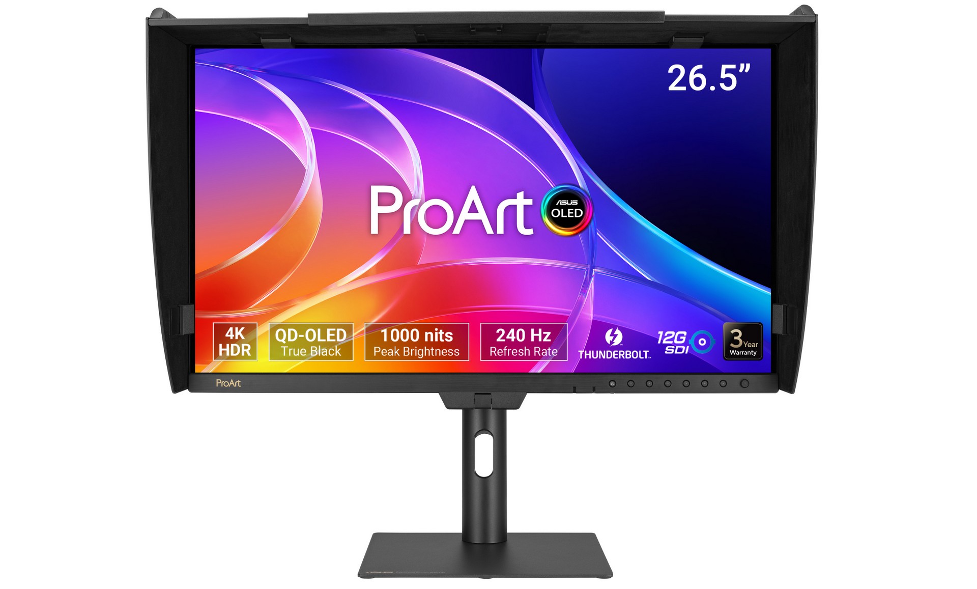 ASUS ProArt OLED: quattro nuovi monitor 4K QD-OLED fino a 240 Hz per creator e professionisti del video 1