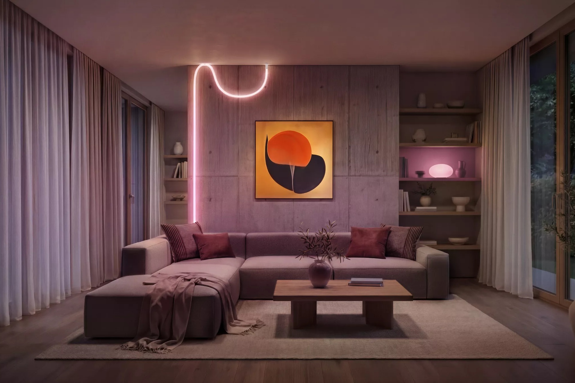 Philips Hue Liane 360 Rope Light 3m hero
