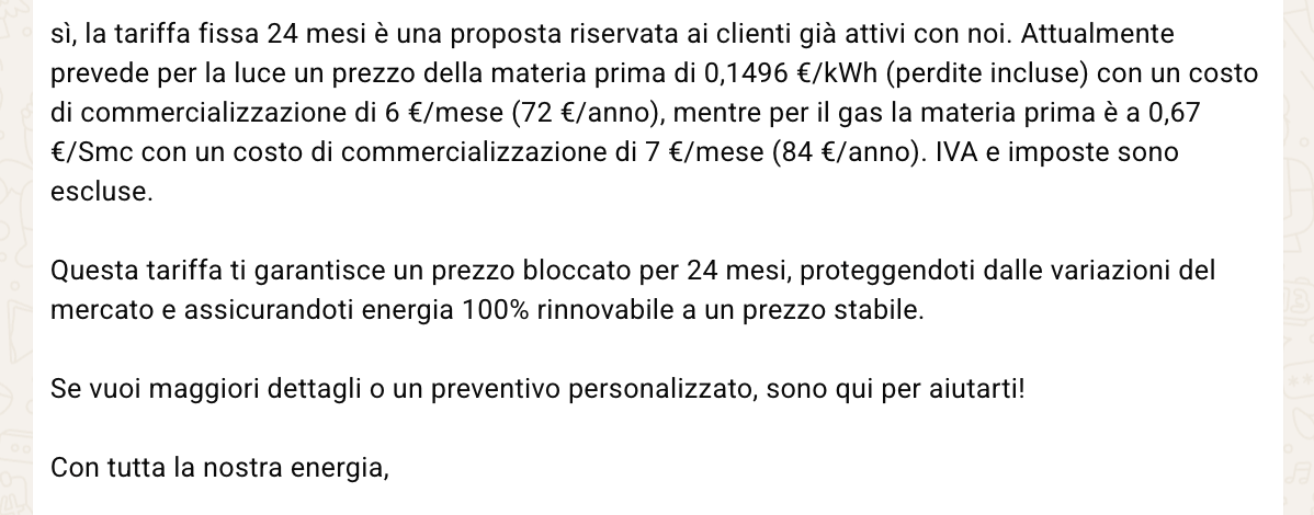 Octopus Energy ha una tariffa segreta per i già clienti: 24 mesi a 0,1496 €/kWh, come richiederla per luce 1
