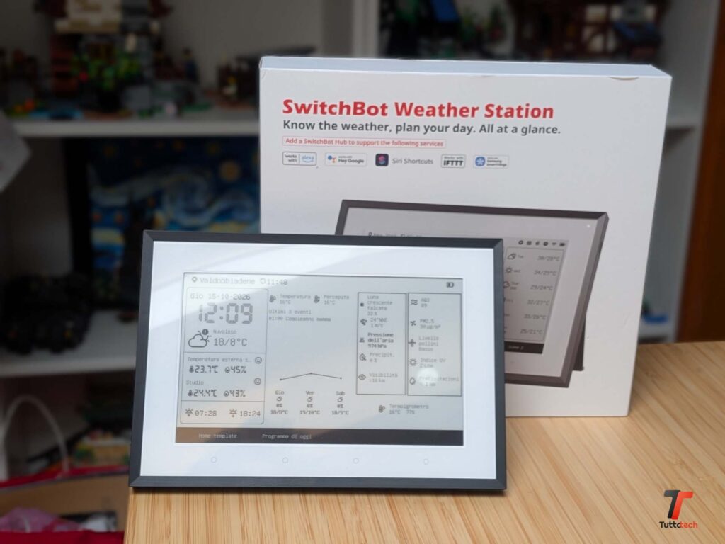 Recensione SwitchBot E-Ink Home Dashboard, comodo, utile, ma con qualche intoppo