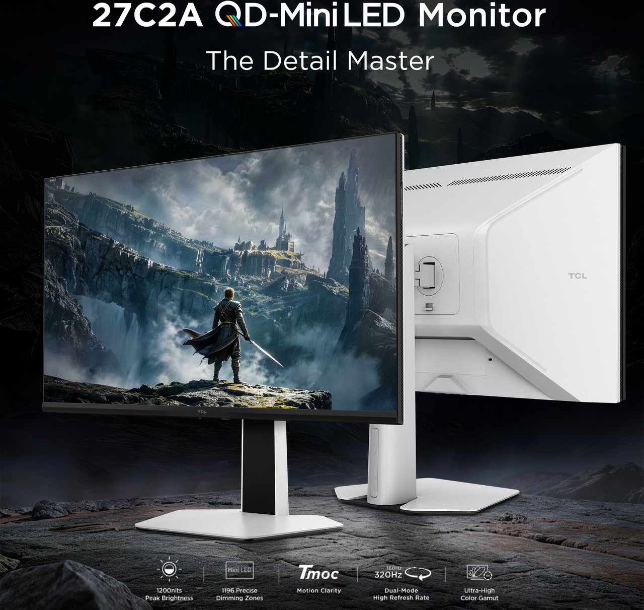 TCL porta a IFA 2026 nuovi monitor OLED+ 4K a 480 Hz e Mini LED fino a 320 Hz 3