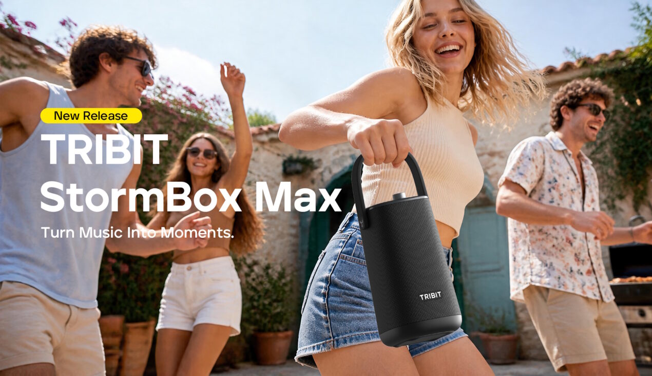 TRIBIT lancia StormBox Max, il nuovo altoparlante Bluetooth che promette potenza e portabilità