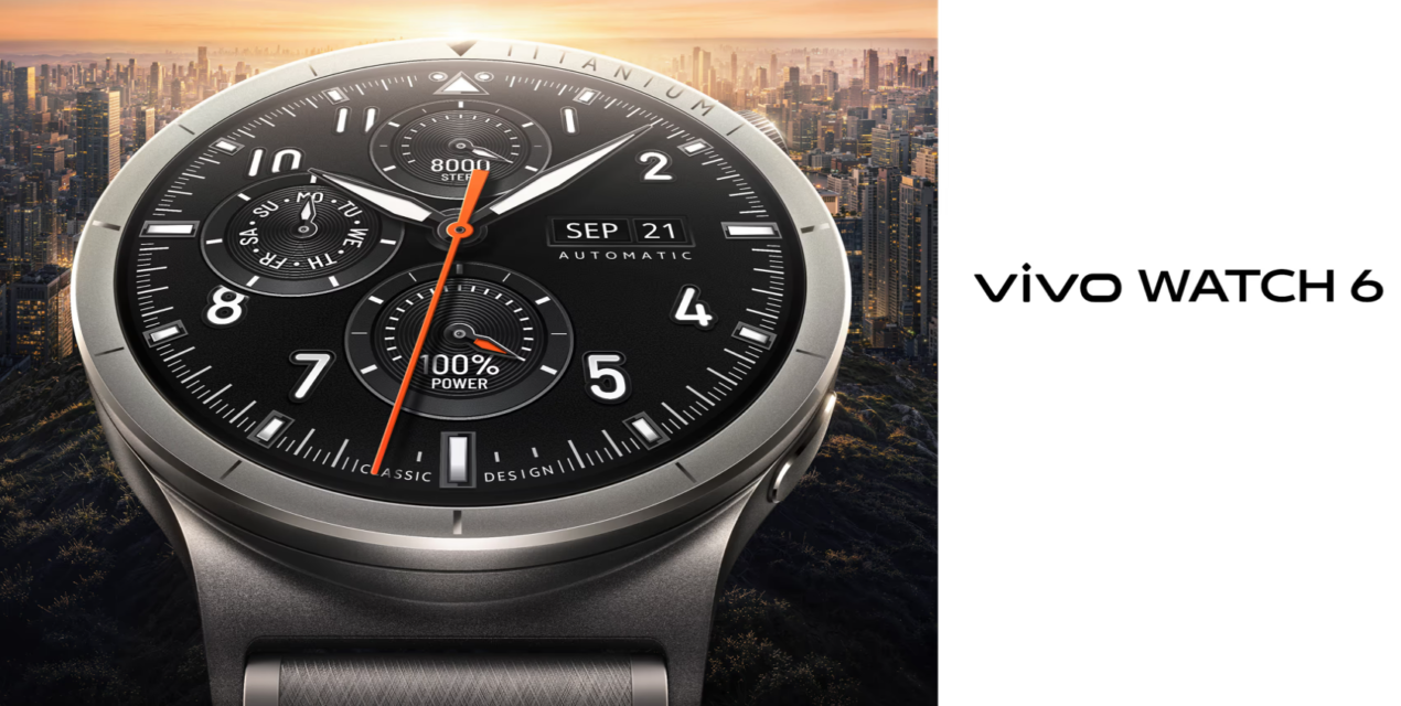 Vivo WATCH 6 è ufficiale con un look elegante e un animo sportivo