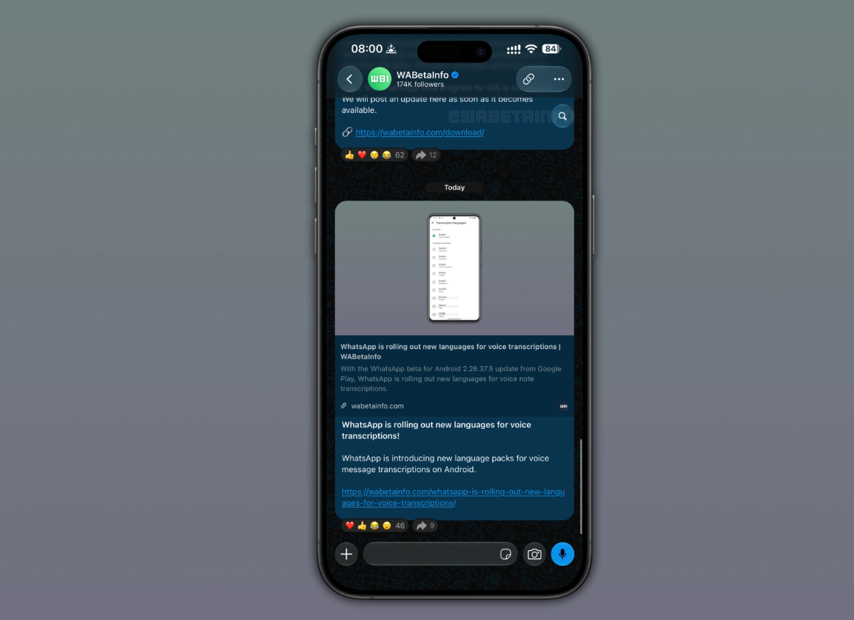 WhatsApp iOS