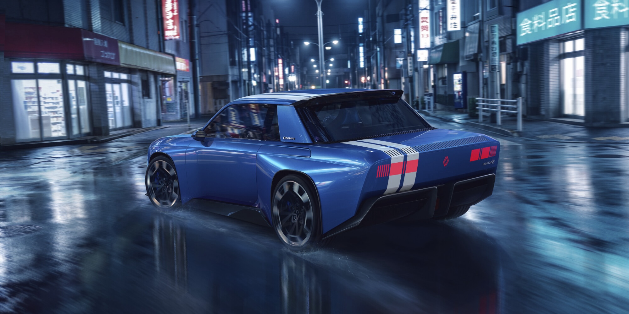Renault 8 Gordini elettrica, il concept da 270 CV che fa rivivere la leggenda 1