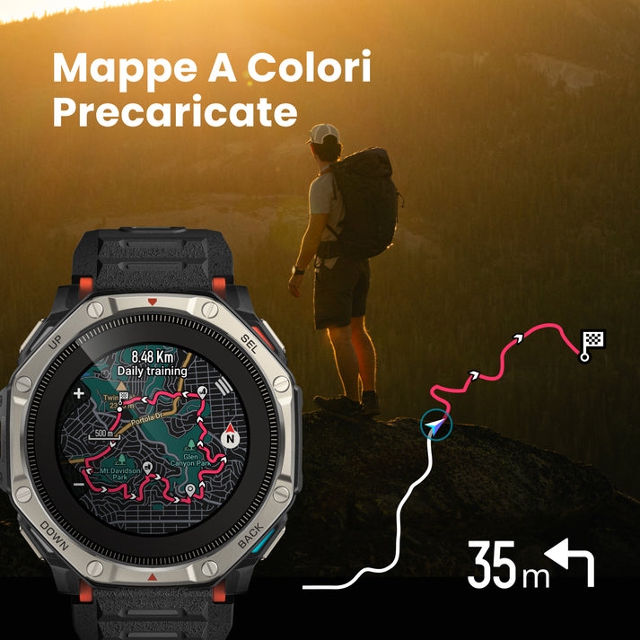 Amazfit T-Rex Dual Solar è il nuovo smartwatch rugged che si ricarica con due pannelli solari 3