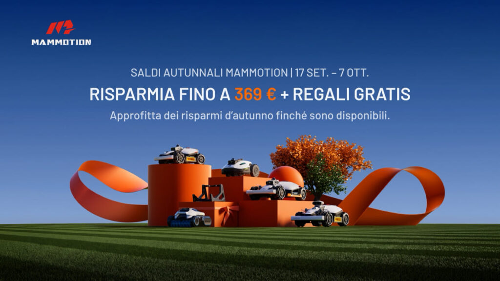 Mammotion, robot rasaerba e pulisci piscina in sconto fino al 38%: le offerte di settembre 1