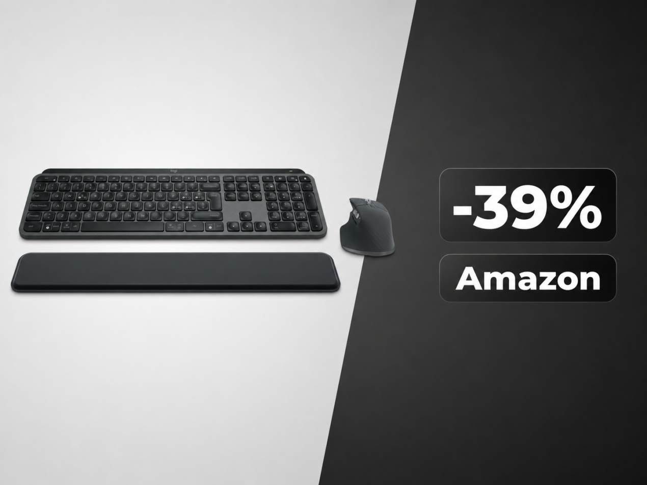 Logitech MX Keys S Combo a 139€ invece di 229€: minimo storico su Amazon