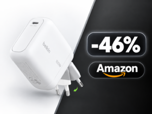 Belkin BoostCharge 100W GaN scontato del 46% su Amazon: 21,59€ 8