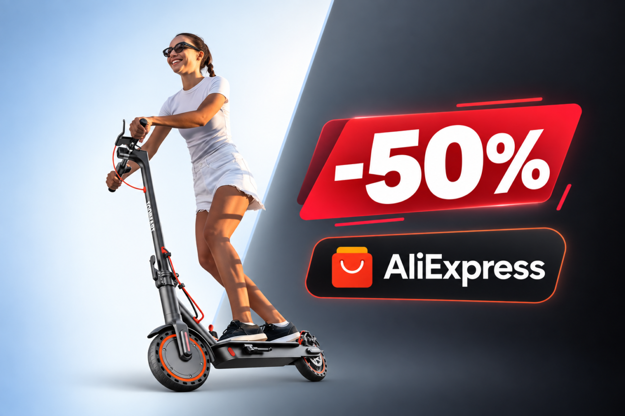 Todimart T3, il monopattino elettrico pieghevole scende a 89€ su AliExpress