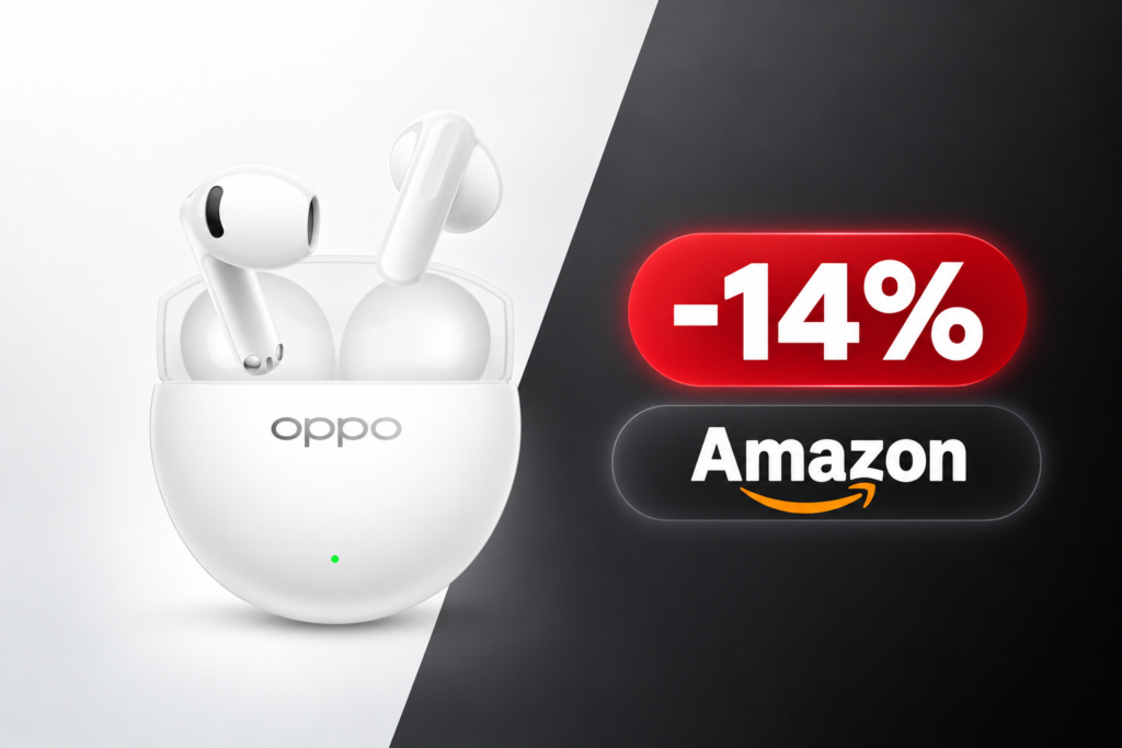 OPPO Enco Air5s al minimo storico su Amazon: prezzo sceso a 59,99€ 1