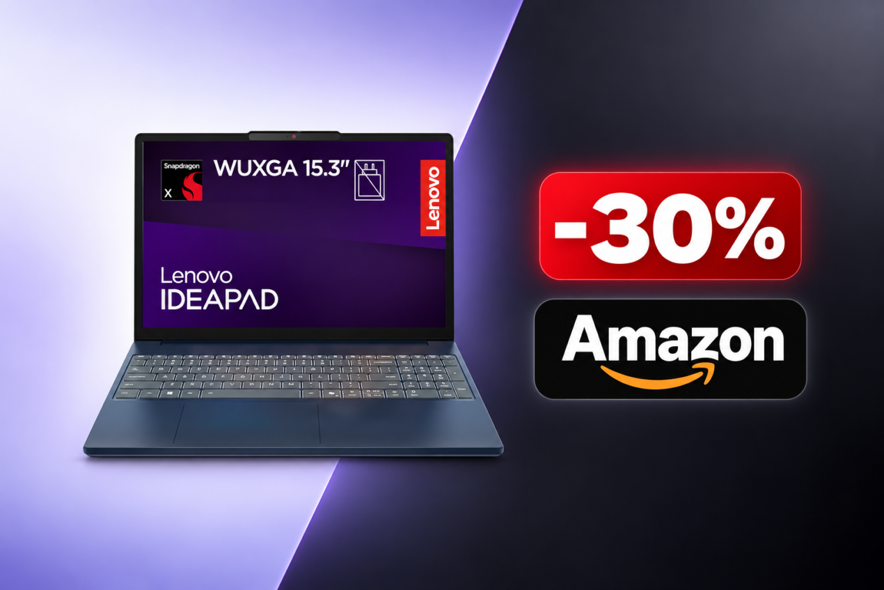 Lenovo IdeaPad Slim 3 su Amazon a 629€, minimo storico per il Copilot+ PC