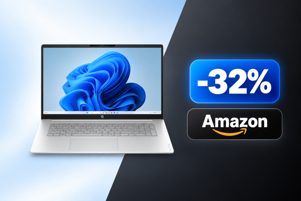 HP OmniBook 3 17 pollici a 599€ su Amazon, minimo storico per il notebook 1