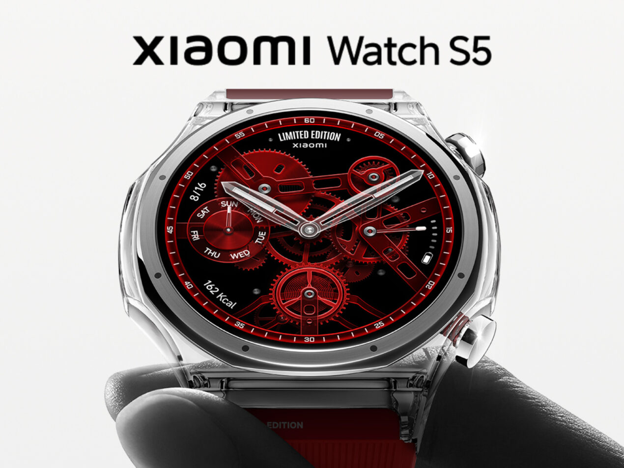 Xiaomi Watch S5 Transparent Edition: cassa trasparente da 47 mm, solo 5.000 pezzi