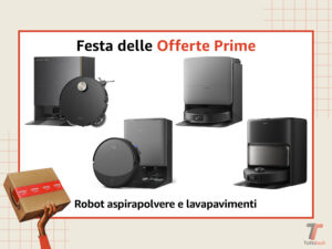 sconti robot aspirapolvere e lavapavimenti della Festa delle Offerte Prime di Amazon 2026