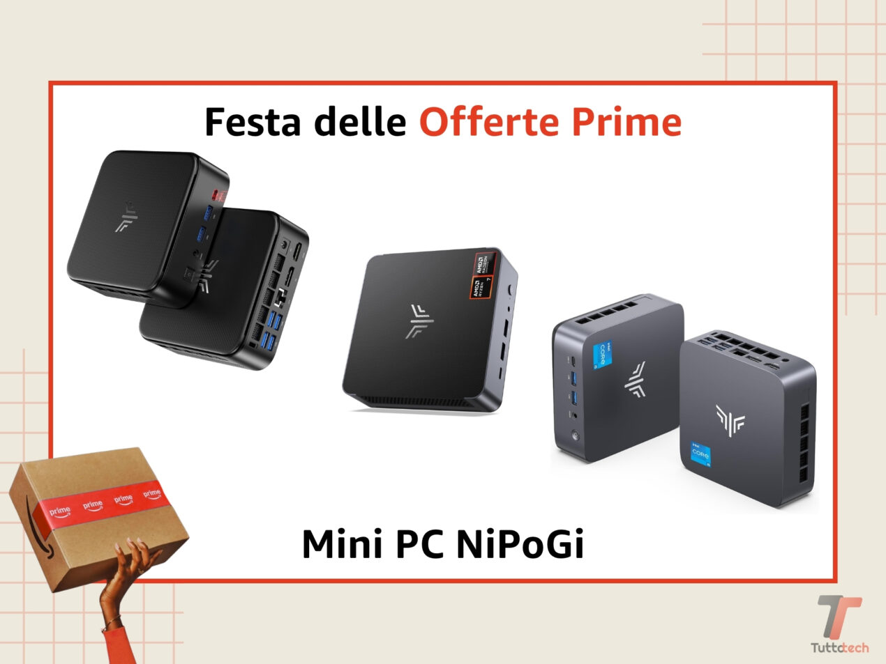 Piccoli nelle dimensioni, grandi nello sconto: tre mini PC NiPoGi in offerta su Amazon
