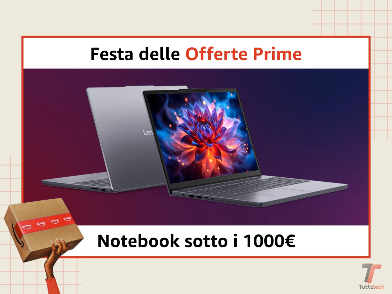 Festa delle Offerte Prime: i migliori PC portatili sotto i 1000€ su Amazon