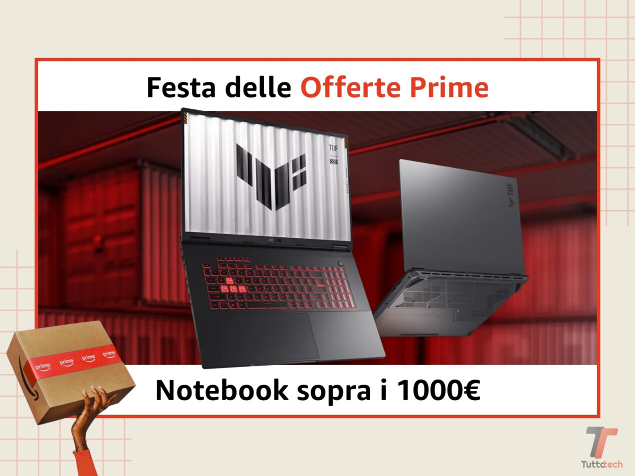 Festa delle Offerte Prime: i migliori PC portatili sopra i 1000€ su Amazon