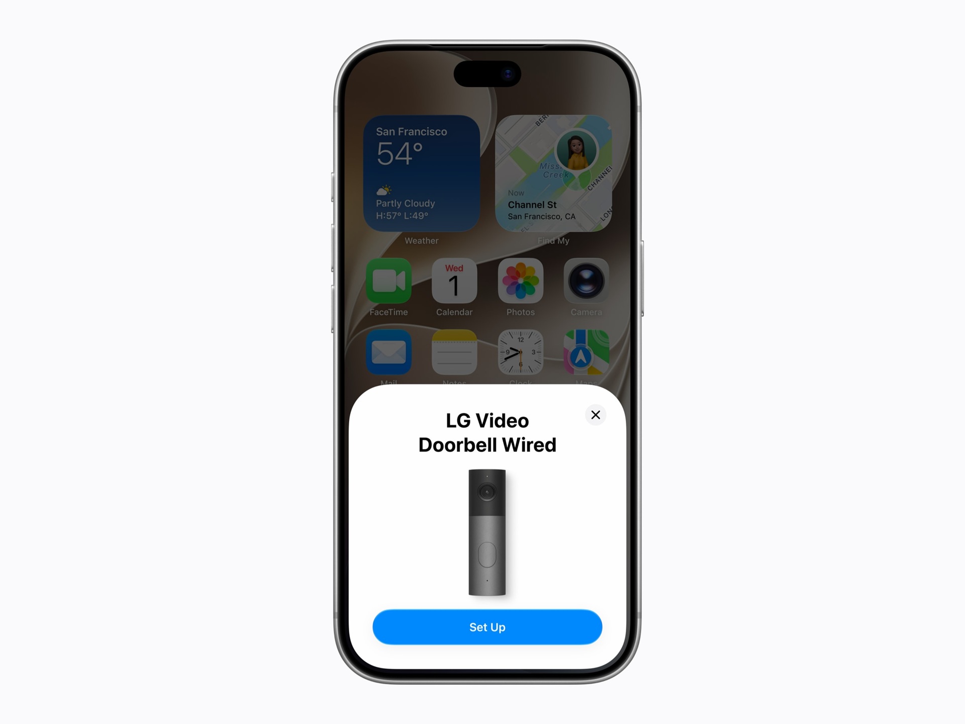 Apple Home Collection uff - configurazione one tap su iPhone