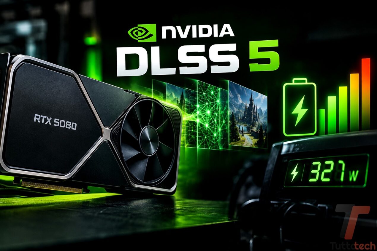 NVIDIA DLSS 5 aumenta i consumi della GPU? Ecco quanto costa davvero il Neural Rendering