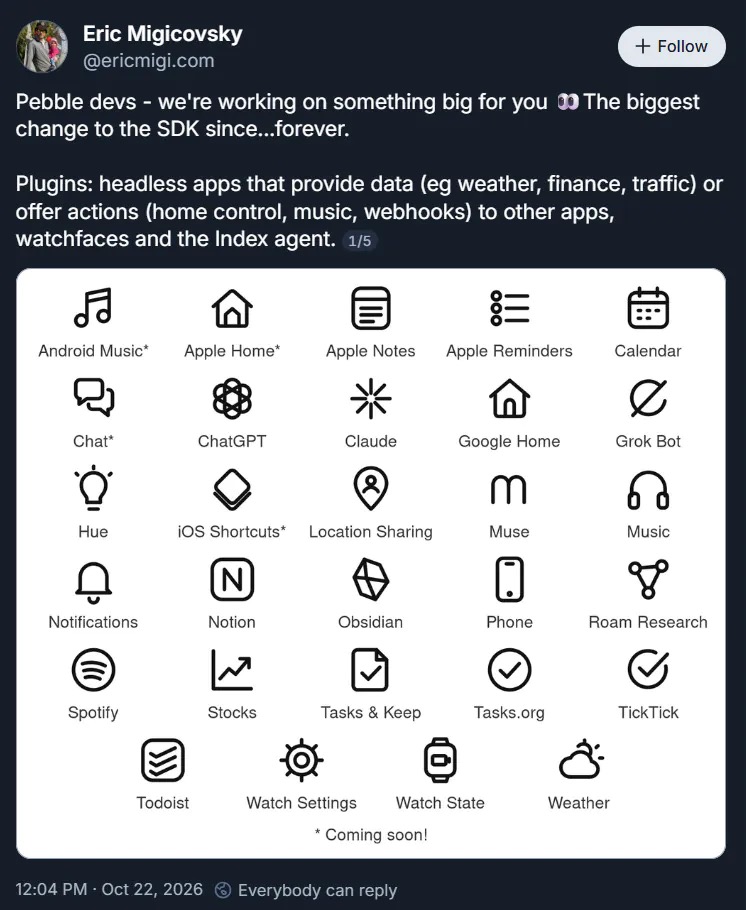 pebble plugin