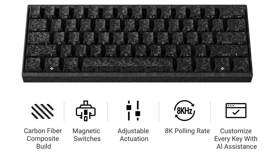 Keychron Carbon 60 HE 8K 2