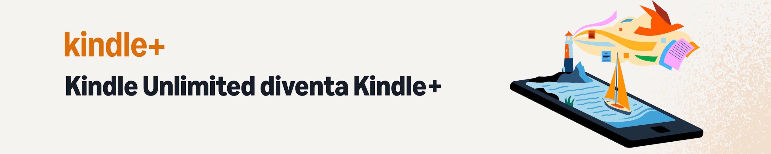 Kindle Unlimited diventa Kindle+